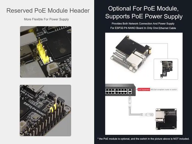 Alt view image 5 of 7 - ESP32-P4-NANO Development Board Based on ESP32-P4 Chip with RISC-V Dual-core and Single-core Processors, Onboard MIPI-CSI, MIPI-DSI, USB 2.0 OTG, ETH, SDIO 3.0 TF Card Slot, etc. Interfaces