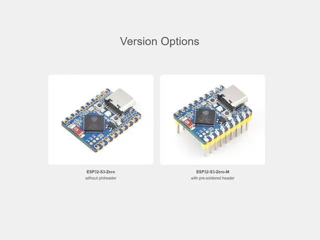 Alt view image 7 of 7 - ESP32-S3 Mini Development Board with Pre-soldered Header, Based on ESP32-S3FH4R2 Dual-Core Processor, 240MHz Running Frequency, Support 2.4GHz Wi-Fi (802.11 b/g/n) & Bluetooth 5
