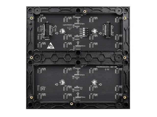 Alt view image 7 of 7 - RGB Full-Color LED Matrix Panel 3mm Pitch 64×64 Pixels 4096 Individual RGB LEDs Adjustable Brightness Compatible with Raspberry Pi