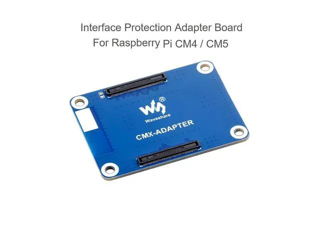 Alt view image 2 of 6 - CM5 / CM4 Interface Protection Adapter Board, Compatible with Raspberry Pi Compute Module 5/4 Lite/EMMC Series, Physical Protection for Frequent Plugging and Unplugging of CM4 / CM5 Socket