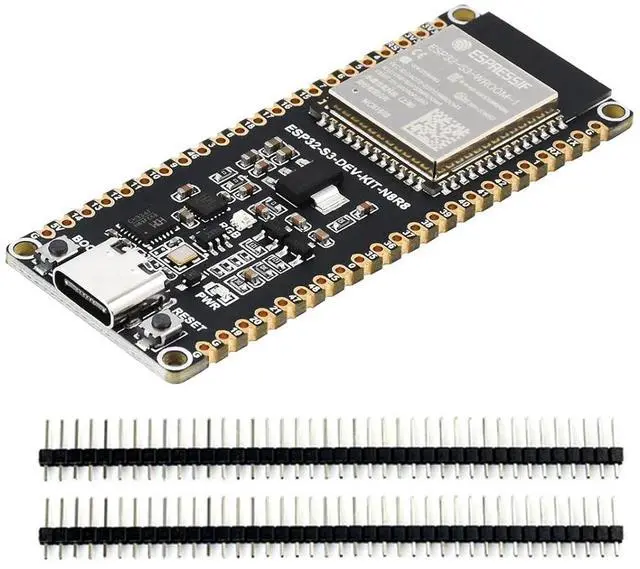Main image of ESP32-S3 Wi-Fi Development Board with ESP32-S3-WROOM-1 Series Module, 240MHz Dual Core Processor, 512KB SRAM, 8MB PSRAM, 16MB Flash, Type-C Connector