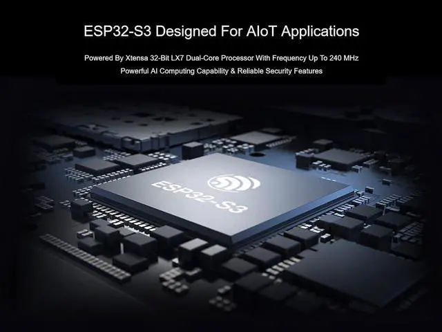 Alt view image 3 of 7 - ESP32-S3 Wi-Fi Development Board with ESP32-S3-WROOM-1 Series Module, 240MHz Dual Core Processor, 512KB SRAM, 8MB PSRAM, 16MB Flash, Type-C Connector