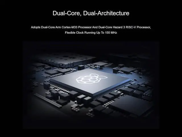 Alt view image 5 of 7 - RP2350-One 4MB Flash MCU Board Based on Raspberry Pi RP2350A Dual-core & Dual-Architecture Microcontroller Chip, Pico-Like MCU Board onboard PCB Type-A Plug, Support C/C++, MicroPython