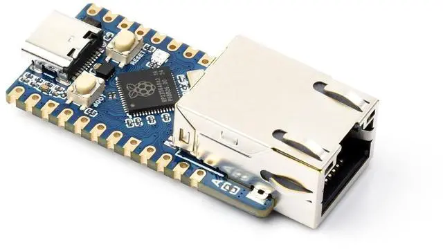 Main image of RP2350 ETH Dev Board: RP2350 Ethernet Port Module, Onboard ETH, 14 Multi-function GPIO Pins, Tiny Size, Easy Integration, Linux Compatible, Ethernet Connectivity