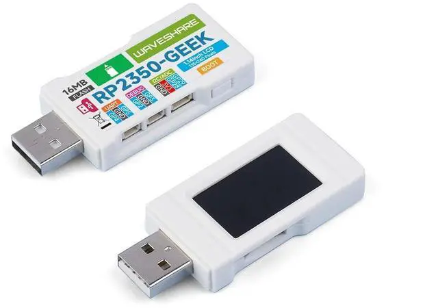 Main image of RP2350 GEEK Dev Board: Single-Board Computer with RP2350 Microcontroller, 1.14inch LCD, USB, I2C, TF Card Slot, Open-Source Firmware