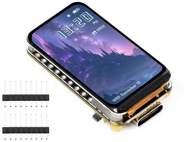 Main image of ESP32-S3 1.47inch LCD Display Development Board, 172×320 262K Color Display, Onboard TF Card Slot, 6-Axis IMU, etc. Built-in RGB LED, Support Wi-Fi/BLE 5, for Dev of ESP32-S3 HMI Applications