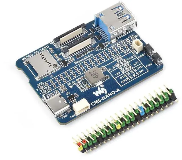 Main image of Base Board for Raspberry Pi Compute Module 5 Lite/eMMC Series Module, Same Size as CM5, with Multiple Peripheral Interfaces, Suitable for Evaluating CM5 or Being Integrated into End Products