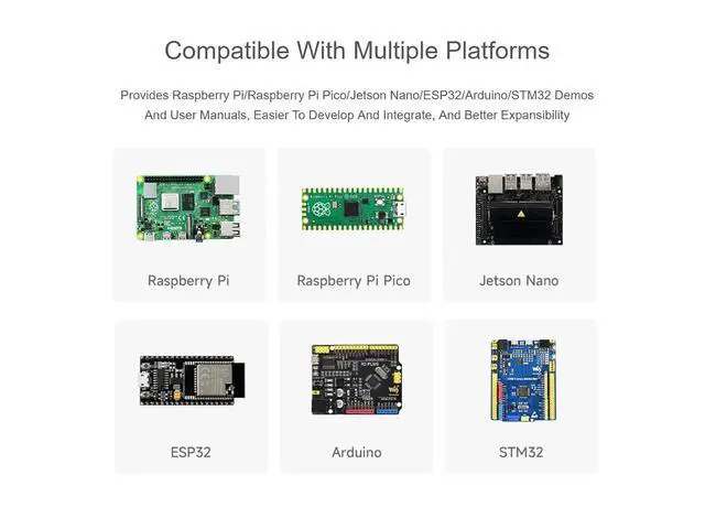Alt view image 3 of 7 - 1602 LCD I2C Display Module, White Color with Blue Background 16x2 Characters LCD für Raspberry Pi/Raspberry Pi Pico/Jetson Nano/ESP32/Arduino, 3.3V/5V Compatible