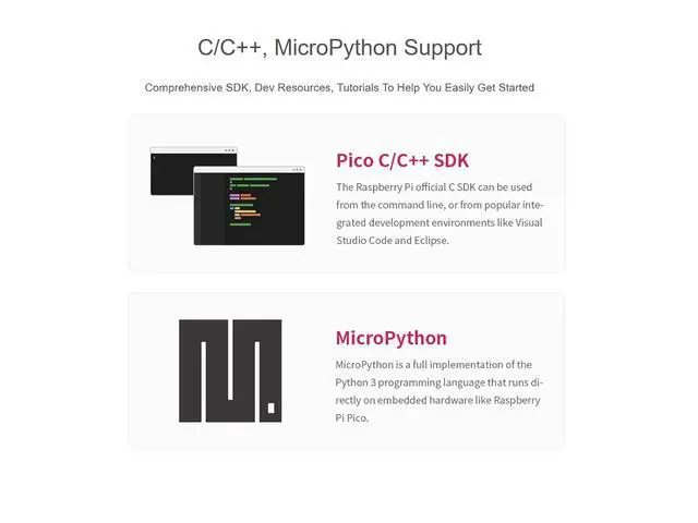 Alt view image 6 of 7 - RP2040-Plus Pico-Like MCU Board Based on Raspberry Pi RP2040 Microcontroller, Dual-core Arm Processor, Onboard 16MB Flash, USB-C Connector (Without Header)