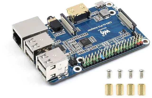 Main image of Compute Module 4 to Raspberry Pi 3 Model B/B+ Adapter, Alternative Solution for Raspberry Pi 3 Model B/B+, Support Access to CM4 Lite/eMMC Series Boards