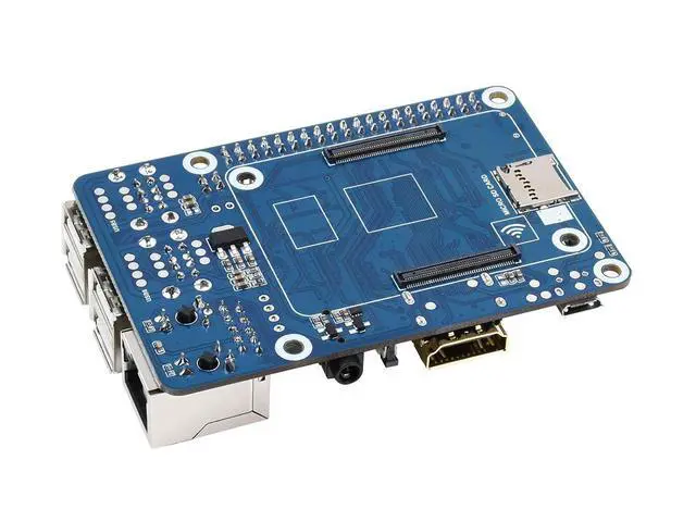 Alt view image 7 of 7 - Compute Module 4 to Raspberry Pi 3 Model B/B+ Adapter, Alternative Solution for Raspberry Pi 3 Model B/B+, Support Access to CM4 Lite/eMMC Series Boards