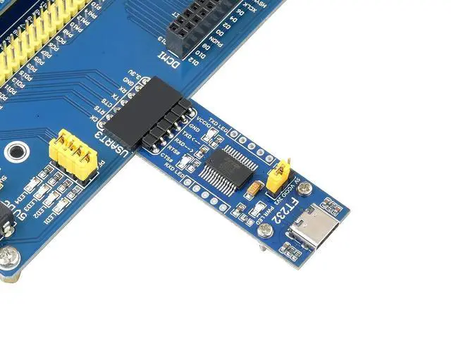 Alt view image 3 of 7 - FT232RL USB to TTL Adapter Board (Type C) 3.3V/5V USB to UART/TTL Serial Converter Module Supports Mac OS, Windows 7/8/8.1/10/11, Android, Linux, Wince