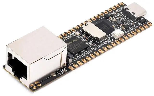 Main image of LuckFox Pico Linux Micro Development Board with Ethernet Port, Based on RV1103 Chip, Integrate ARM Cortex-A7/RISC-V MCU/NPU/ISP Processors, Support MIPI CSI, USB etc.