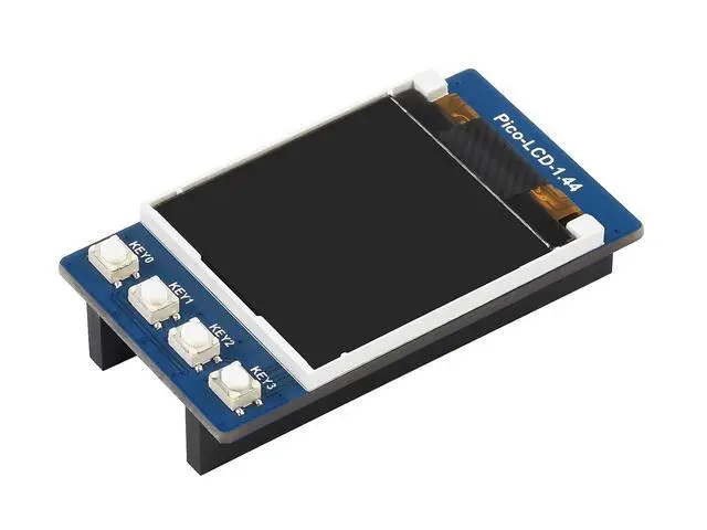Alt view image 2 of 7 - 1.44 inch LCD Display for Raspberry Pi Pico, 128×128 Color Screen TFT Display Module SPI Interface, Embedded ST7735S Driver, Compatible with Raspberry Pi Pico Header