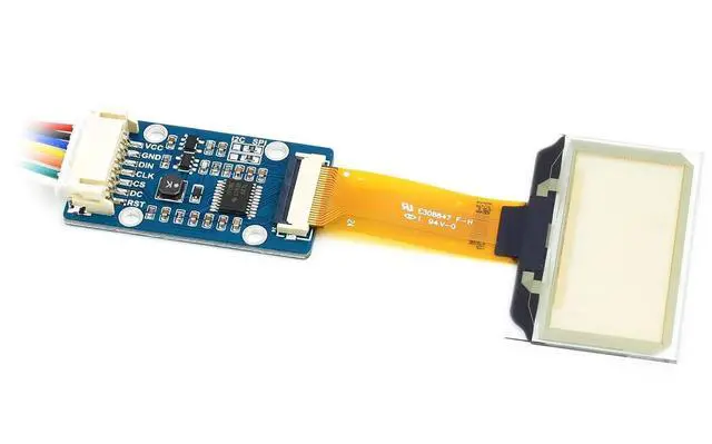 Main image of 1.51inch OLED Transparent Module Light Blue Color Display 128×64 Pixels, Embedded Independent Driver Chip, SPI/I2C Interfaces, Support Controller Boards Like Raspberry Pi/Arduino/STM32