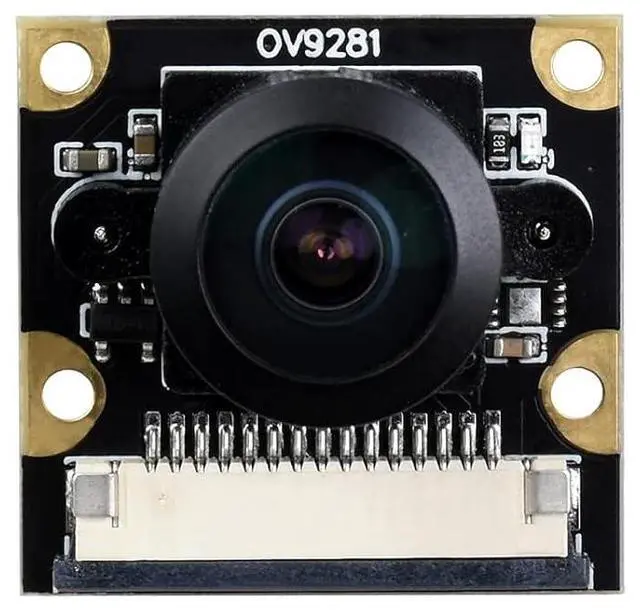 Alt view image 2 of 7 - OV9281-160 Mono Camera for Raspberry Pi 4B/3B+/3A+/3B/2B/B+/A+, 160°FOV, 1MP, F2.35 Aperture, 3.15mm Focal Length, Manual Focus, Global Shutter, More Clear Imaging