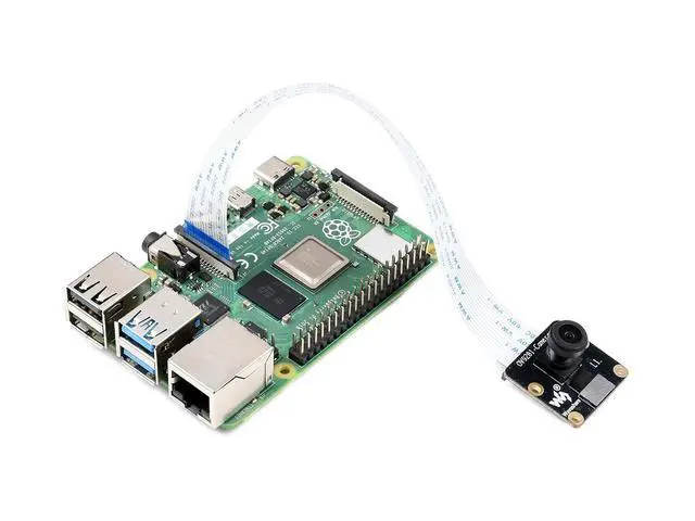 Alt view image 6 of 7 - OV9281-120 Mono Camera for Raspberry Pi 4B/3B+/3A+/3B/2B/B+/A+, 120°FOV, 1MP, F2.5 Aperture, 3.15mm Focal Length, Fixed Focus, Global Shutter, More Clear Imaging
