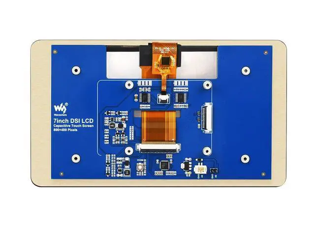 Alt view image 2 of 7 - 7inch Touch Screen Display DSI Interface IPS LCD Screen, 800×480 Resolution, up to 5-Point Capacitive Touch, Support Raspberry Pi 4B/3B+/3A+/3B/2B/B+/A+