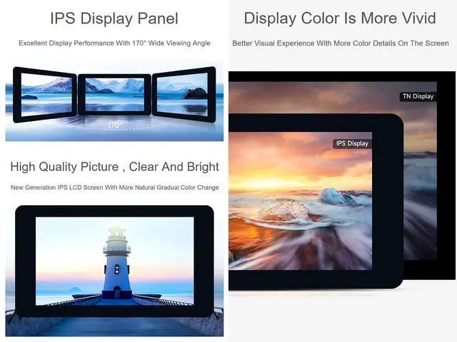 Alt view image 5 of 7 - 7inch Touch Screen Display DSI Interface IPS LCD Screen, 800×480 Resolution, up to 5-Point Capacitive Touch, Support Raspberry Pi 4B/3B+/3A+/3B/2B/B+/A+