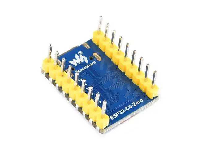 Alt view image 4 of 5 - ESP32 C6 Zero WiFi 6 Development Board Based on ESP32-C6FH4 Dual Processors, up to 160MHz Running Frequency, Integrates 2.4GHz Wi-Fi 6 (802.11 ax/b/g/n) & Bluetooth 5, with Pinheader