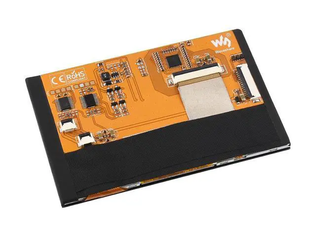 Alt view image 2 of 7 - 4.3inch DSI Touch Display for Raspberry Pi 4B/3B+/3A+/3B/2B/B+/A+, Thin & Light Touch Screen 800×480 Resolution IPS Display, Support 5-Point Capacitive Touch