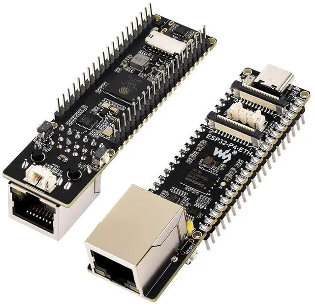 Main image of ESP32-P4 Ethernet Development Board Based on ESP32-P4 Chip, Onboard 100M RJ45 ETH Port, MIPI-CSI/DSI, Microphone, Speaker Header, PoE Module & Power Supply Header, etc. with Pinheader