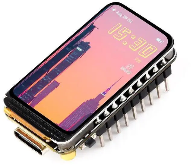 Main image of ESP32-S3 1.47inch LCD Display Development Board, 172×320 262K Color Display, Onboard TF Card Slot, 6-Axis IMU, etc. Built-in RGB LED, Support 2.4GHz Wi-Fi and Bluetooth 5 (with Pinheader)