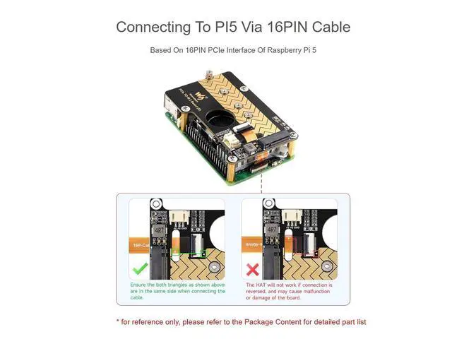 Alt view image 3 of 7 - PCIe to M.2 Adapter Card for Raspberry Pi 5, Compatible with NVMe Protocol M.2 SSD of 2280/2260/2242/2230 Size, Support PCI-E×1 Gen2/3 Mode, 8Gbps Data Rate, High-Speed Reading/Writing