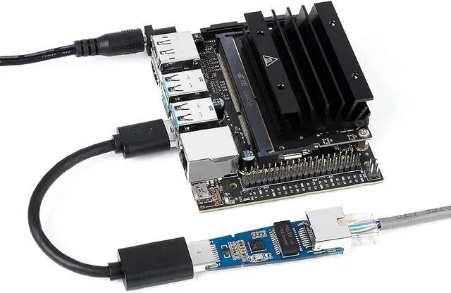 Alt view image 6 of 7 - USB 3.2 Gen 1 to Gigabit Ethernet Converter, USB to Ethernet Adapter with 10/100/1000Mbps Network Standard, RTL8153 Controller, Support Win10/8.1/8/7/Mac/Linux/Android, Driver Free, Plug and Play