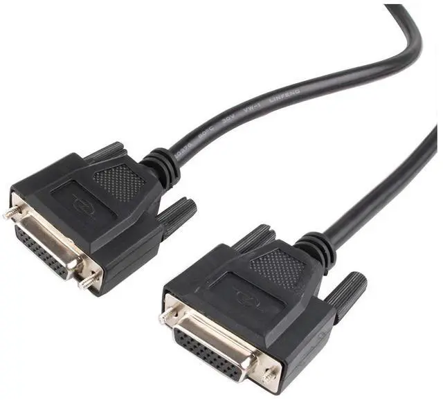 Main image of DB26 Male to Female Extension Cable 3 Rows DB26 Parallel Cable Computer Panel Mount (Female to Female)
