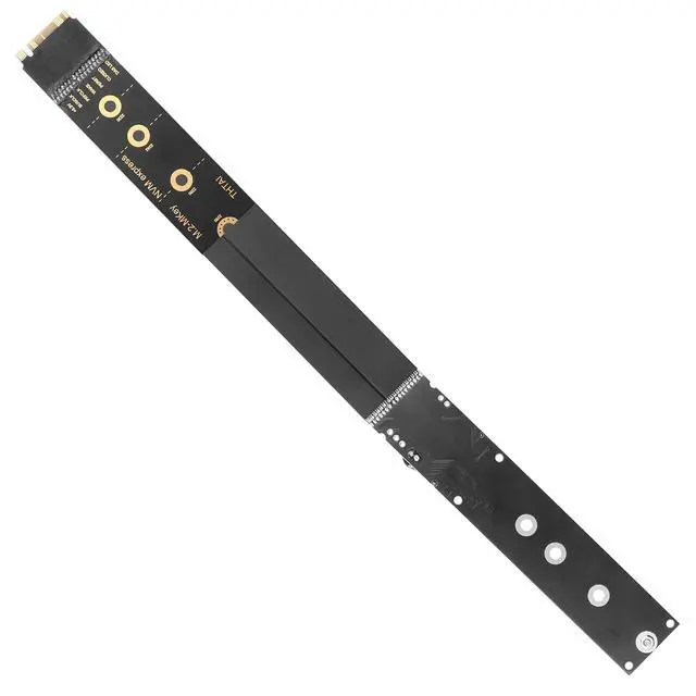 Alt view image 2 of 6 - M.2 NVMe SSD Extension Cable M2 M-Key NVME Male to Female Adapter for Motherboard SSD 2230/2242/2260/2280 NVME Support only (33 cm/13 in)