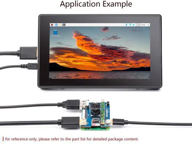 Alt view image 3 of 7 - Nano Base Board (C) for Compute Module 4, Same Size as CM4, with Multiple Peripheral Interfaces Onboard 8MP Camera Module with 160°FOV