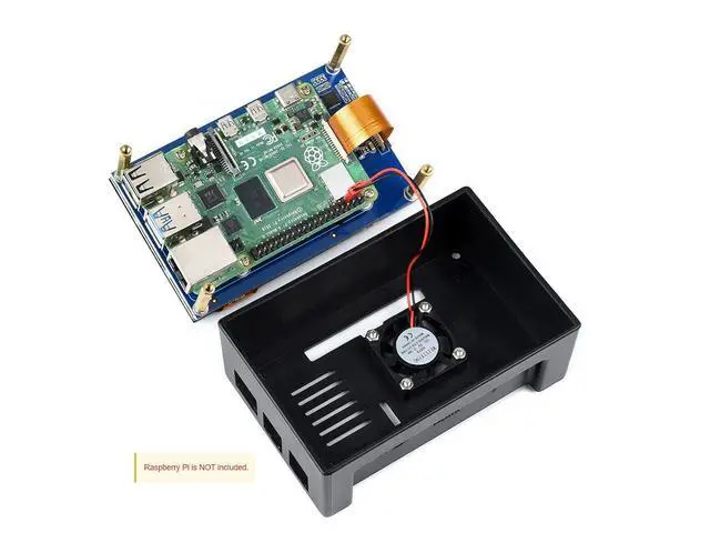 Alt view image 5 of 7 - 4.3 Inch Touch Screen DSI LCD with Case for Raspberry Pi 4B, 800×480 Resolution Monitor IPS Capacitive Screen Support Raspbian/Ubuntu/Kali/Retropie/WIN10 IoT
