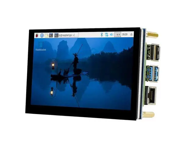 Alt view image 6 of 7 - 5 Inch Touch Screen for Raspberry Pi DSI LCD Screen Monitor 800×480 Display for Raspberry Pi 4B 3B+ 3A+ 3B 2B B+ A+ CM3/3+ Compatible with Raspbian Ubuntu Kali WIN10 IoT RetroPie