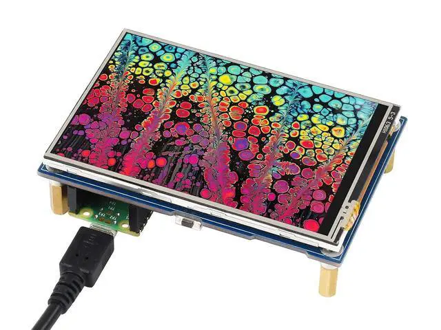 Alt view image 2 of 7 - 3.5 inch LCD Touch Display for Raspberry Pi Pico 480×320 Touchscreen 65K Colors IPS Display SPI Interface for Raspberry Pi Pico