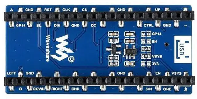 Alt view image 2 of 7 - waveshare 1.14inch LCD Display Module for Raspberry Pi Pico 65K RGB Colors 240×135 Pixels with SPI Interface Embedded ST7789 Driver Using SPI Bus IPS Screen