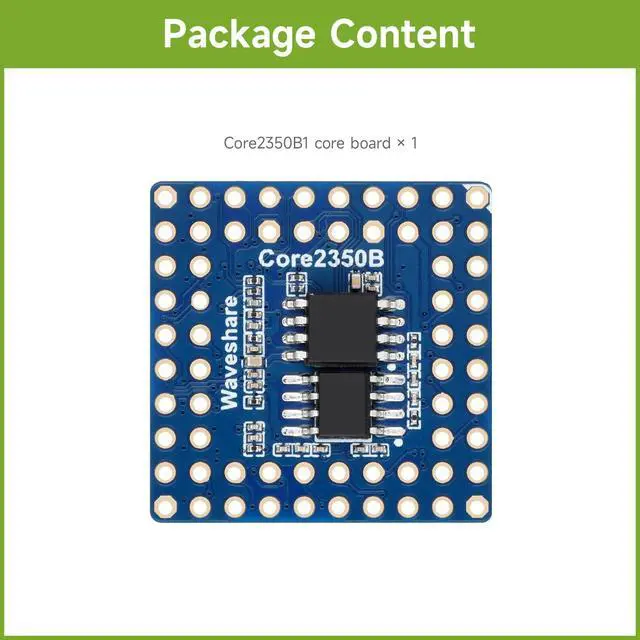 Alt view image 2 of 7 - Core2350B Core Board, Based On Raspberry Pi RP2350B Dual-core & Dual-Architecture Microcontroller, Operating Frequency Up to 150MHz, 2MB PSRAM