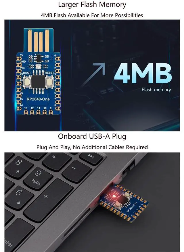 Alt view image 3 of 7 - RP2040 Board