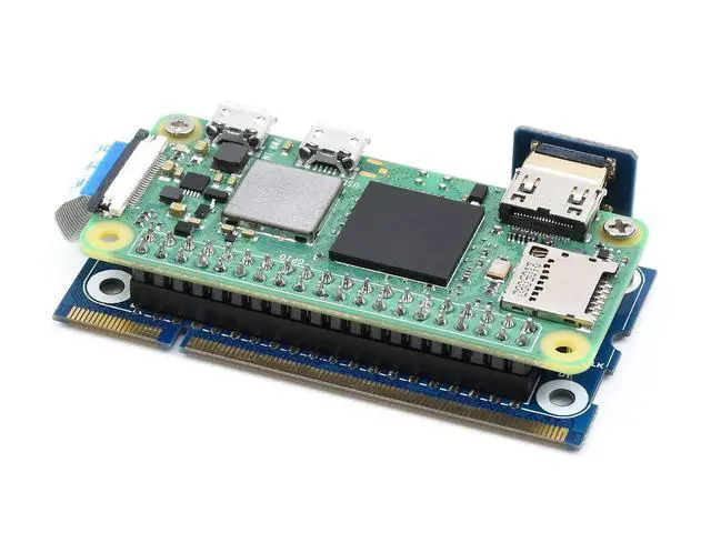 Alt view image 2 of 7 - Pi Zero 2 W to CM3 / CM3+ Adapter, Based on Raspberry Pi 2W, Alternative Solution for Raspberry Pi CM3 / CM3+, Include Mini HDMI Adapter, FFC Cable etc.