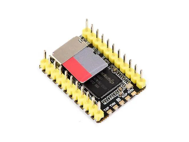Alt view image 3 of 7 - Luckfox Pico Mini RV1103 Linux Micro Development Board, Integrates ARM Cortex-A7/RISC-V MCU/NPU/ISP Processors Without Flash, with Pre-soldered Header