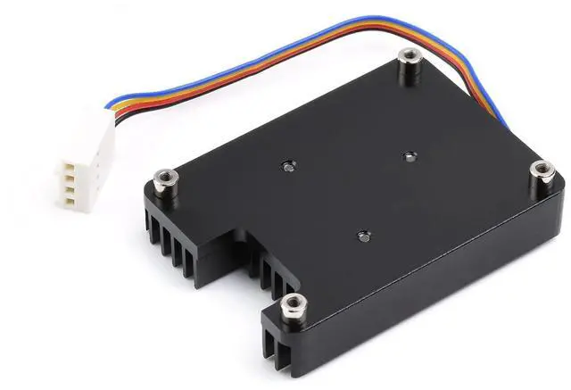 Alt view image 2 of 7 - Cooling Fan for Raspberry Pi Compute Module 4 CM4, All-in-one Heatsink, PWM Speed Adjustable, 8000±10% RPM, Low Noise, with Thermal Tapes