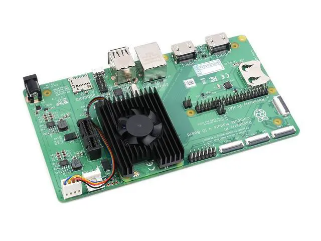 Alt view image 5 of 7 - Cooling Fan for Raspberry Pi Compute Module 4 CM4, All-in-one Heatsink, PWM Speed Adjustable, 8000±10% RPM, Low Noise, with Thermal Tapes