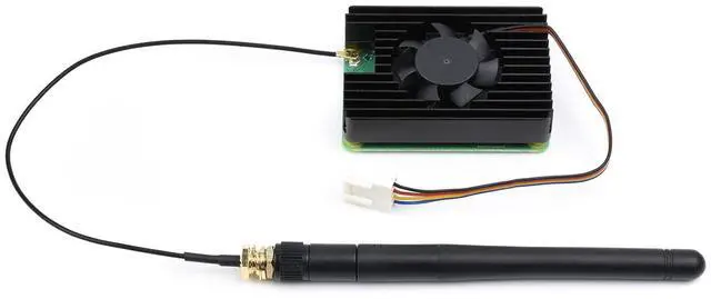 Alt view image 4 of 7 - Cooling Fan for Raspberry Pi Compute Module 4 CM4, All-in-one Heatsink, PWM Speed Adjustable, 8000±10% RPM, Low Noise, with Thermal Tapes
