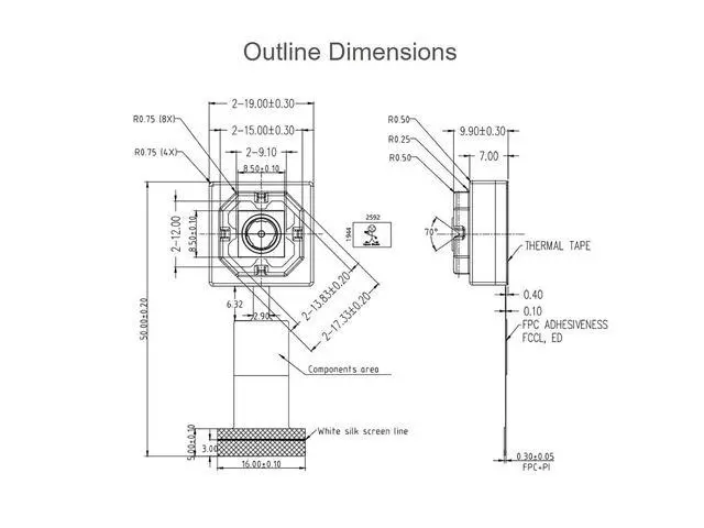 Alt view image 7 of 7 - OV5647 Camera Module for Raspberry Pi 4B/3B+/3A+, 5MP Optical Image Stabilization Camera, FOV 70°, 3.2mm Lens, F2.8 Aperture, Support Dual-axis Image Stabilization, Compensation Angle ± 5°