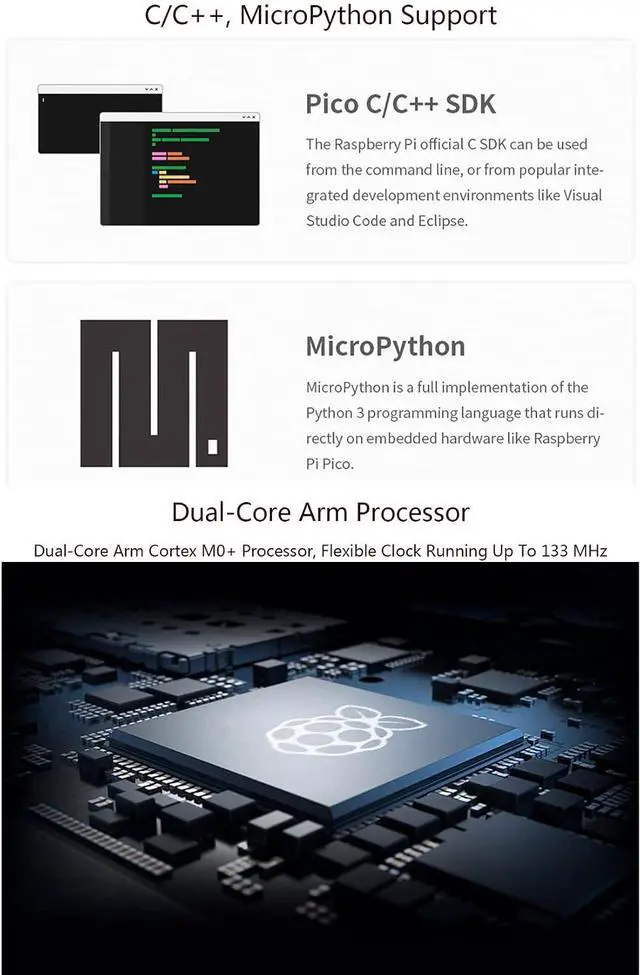 Alt view image 4 of 7 - RP2040 Board
