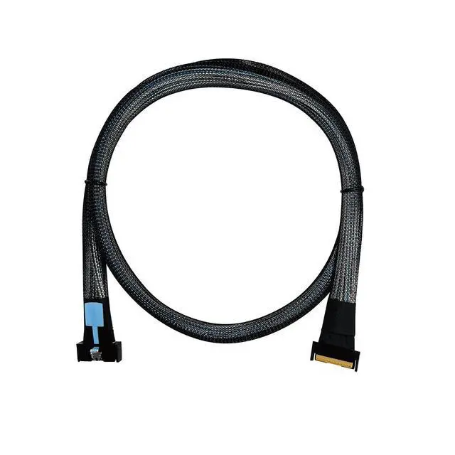 Main image of MCIO 8i to 8i Cable, PCIe 5.0 Gen5 Internal High-Speed Adapter, SFF-TA-1016 Connector for NVMe RAID Controller Server Storage Backplane, 50CM