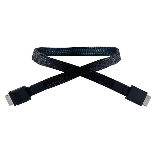 Main image of PCIe 4.0 x4 Oculink SFF-8611 4i to SFF-8611 4i High-Speed Data Cable, 64Gbps Bandwidth for AI GPU, Servers, Data Center, External Storage/Graphics Expansion (80cm)