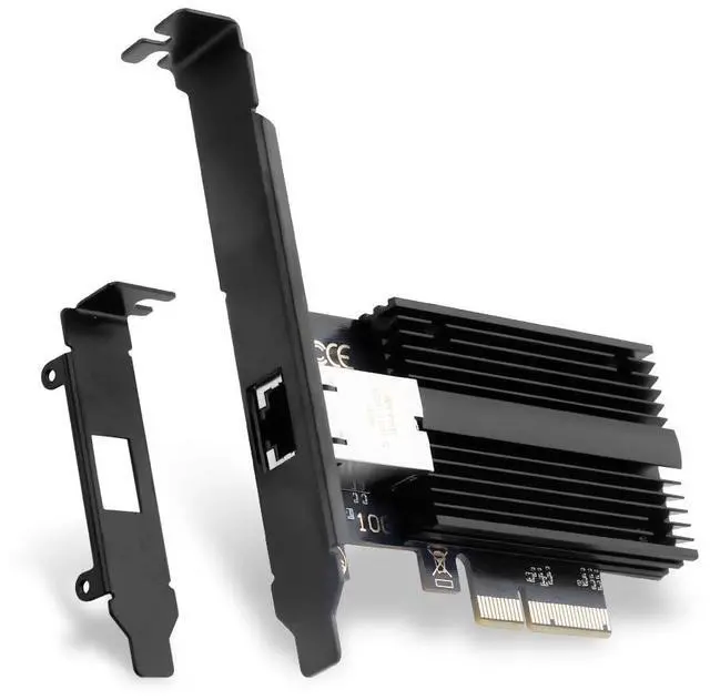 Main image of 10Gbps PCIe Network Card Marvell AQC113 NAS Server Gaming Windows 10/11 | Hardware offload reduces CPU, Eliminates Wi-Fi jitter for gaming, 10x faster file transfers, Fits 1U servers & mini PCs