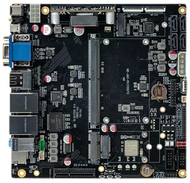 Main image of ITX-3588J Rockchip RK3588 8K AI Mini-ITX Mainboard HDMI2.1 DP1.4 WiFi 6 Onboard DC POE Power Support Android 12 Ubuntu Debian 11 (4GB RAM +32GB EMMC Version)