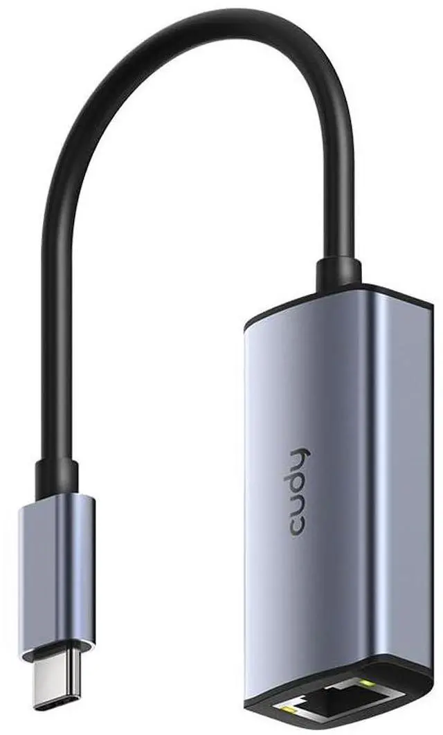 Main image of USB-C to 2.5 Gbps Ethernet Adapter, Wired Network Adapter, Aluminum RJ45 2500Mbps Thunderbolt LAN Adaptor, Compatible with Laptop, Phone, Tablet etc., UE25C